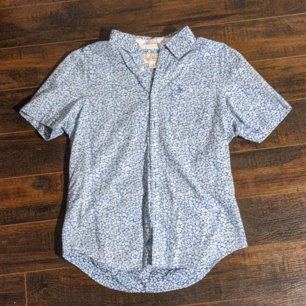 Penguin Short Sleeve Button Down Shirt